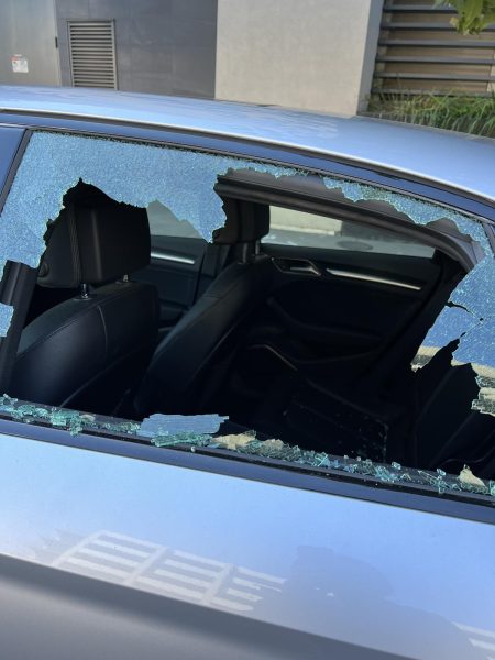 Result of a smash and grab.